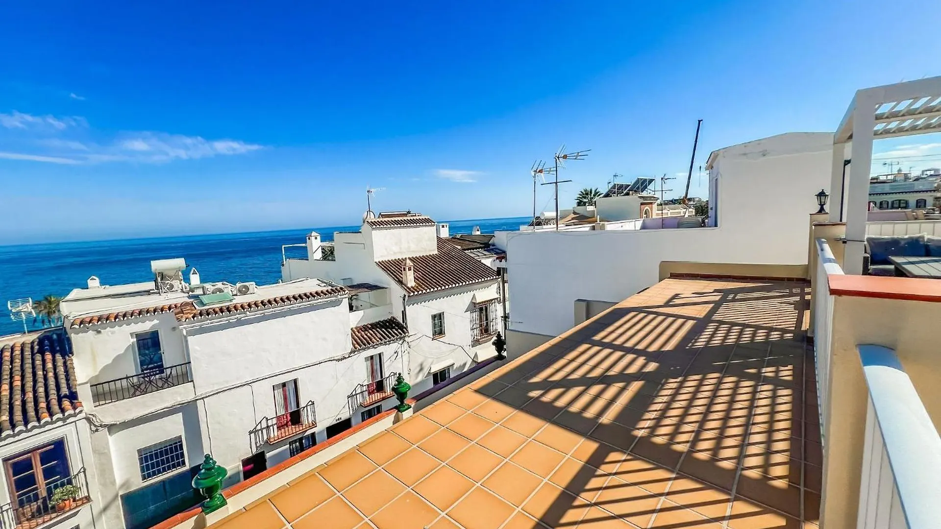 First-Floor Apartment With Private Outdoor Area Communal Rooftop Terrace Ca Nerja Spain