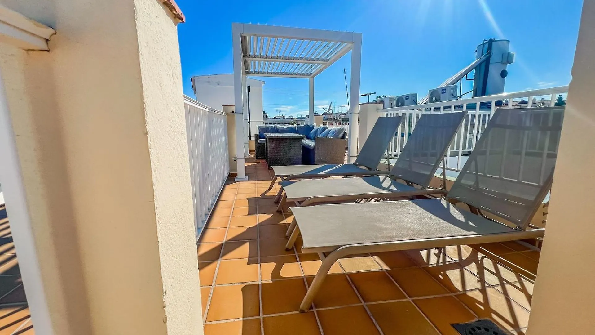First-Floor Apartment With Private Outdoor Area Communal Rooftop Terrace Ca Nerja